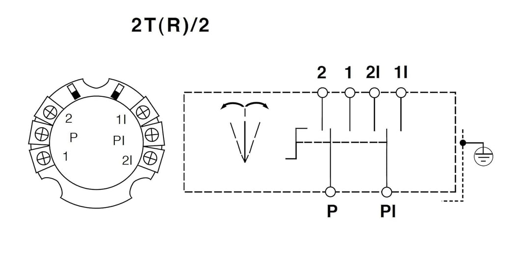 ES-Wende/Tast/Raster Schalteinsatz ES-2T(R)/2 geba Schalteinsatz, europäisch patentiertes System, sc