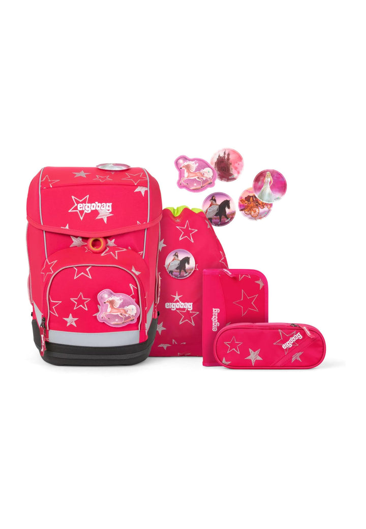 ergobag cubo Set ergonomischer Schulrucksack Klassisch 5-teilig 1. Klasse Grundschule 40x20x25 cm (B