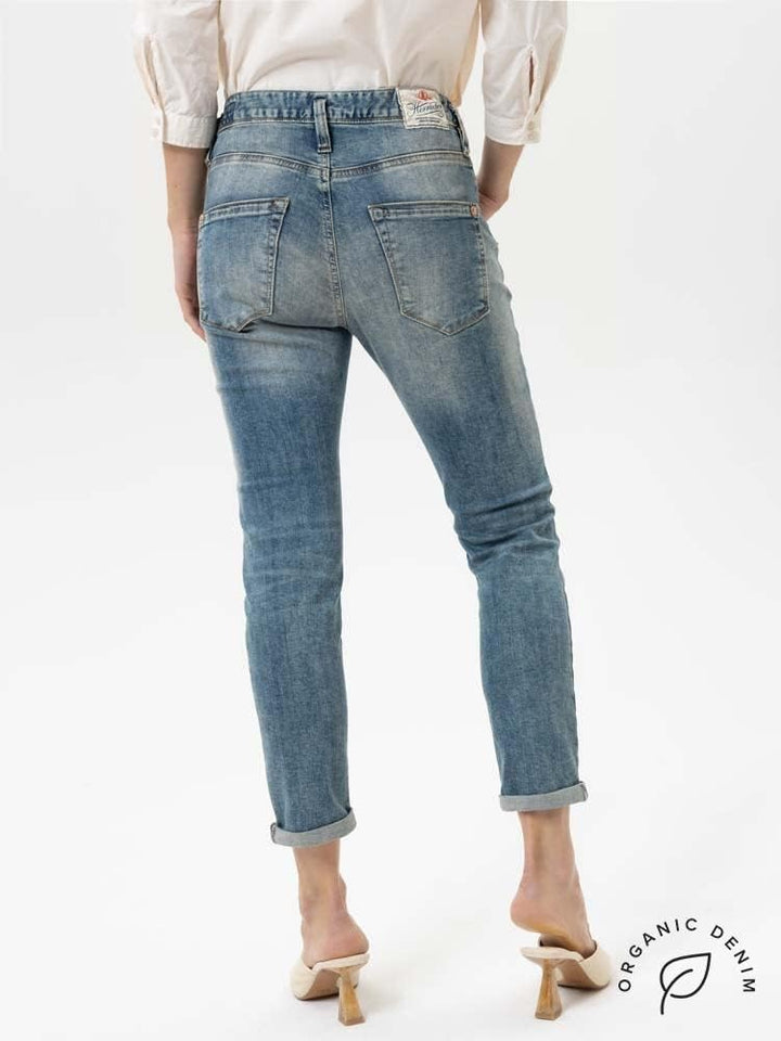 Herrlicher, Shyra Cropped Jeans aus Bio-Baumwolle mit hohem Bund 29 Zenith New, 29 Zenith New