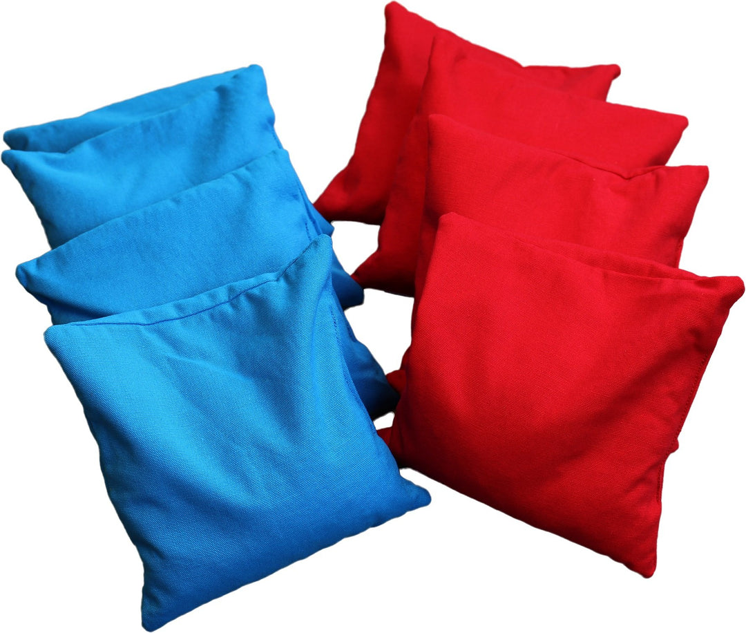 Original Cornhole Bean Bag Set (8er) - 4 rote und 4 Blaue Cornhole