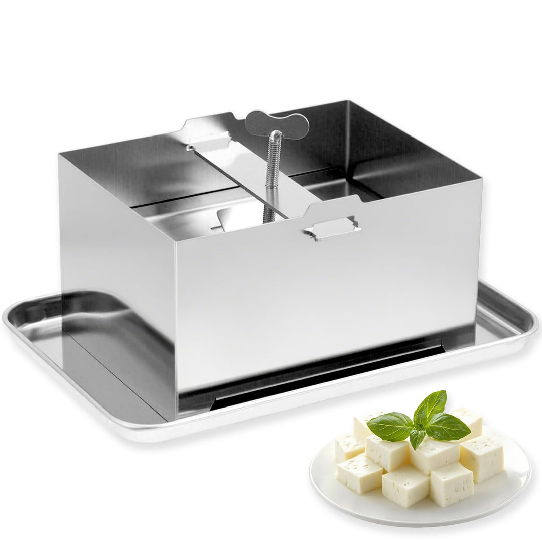 Tofupresse aus Edelstahl, Tofu-Presser, schnelle und effiziente Wasserentfernung für festen Tofu, le