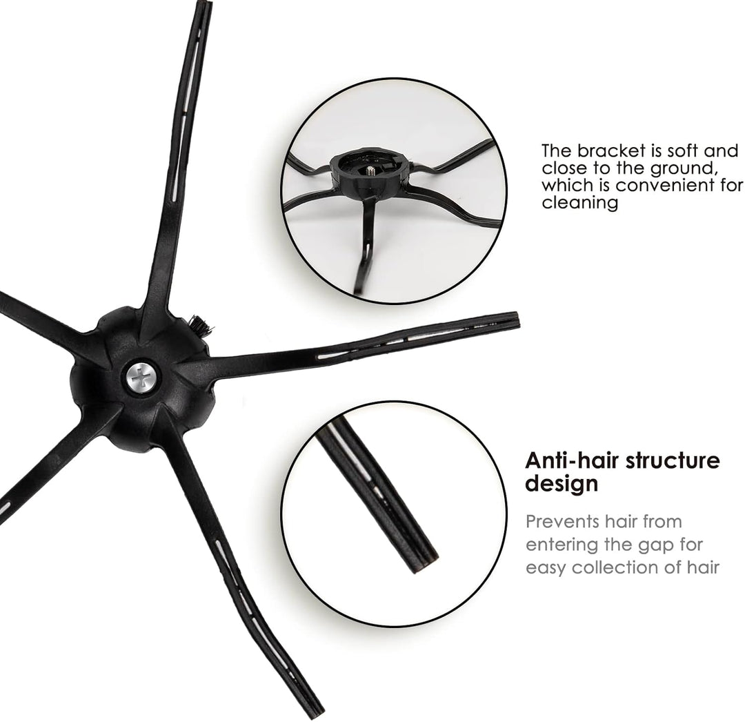 (10 Stück) Seitenbürsten Ersatzteile für Roborock S7 Serie S7 S7+ S7 MAXV Ultra Q7 Max Q7 Max+ S8 Pr