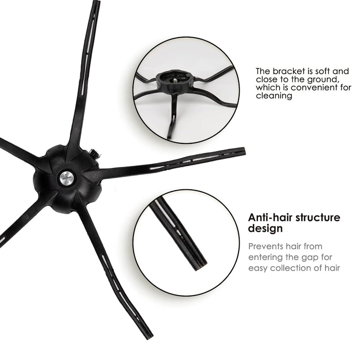 (10 Stück) Seitenbürsten Ersatzteile für Roborock S7 Serie S7 S7+ S7 MAXV Ultra Q7 Max Q7 Max+ S8 Pr