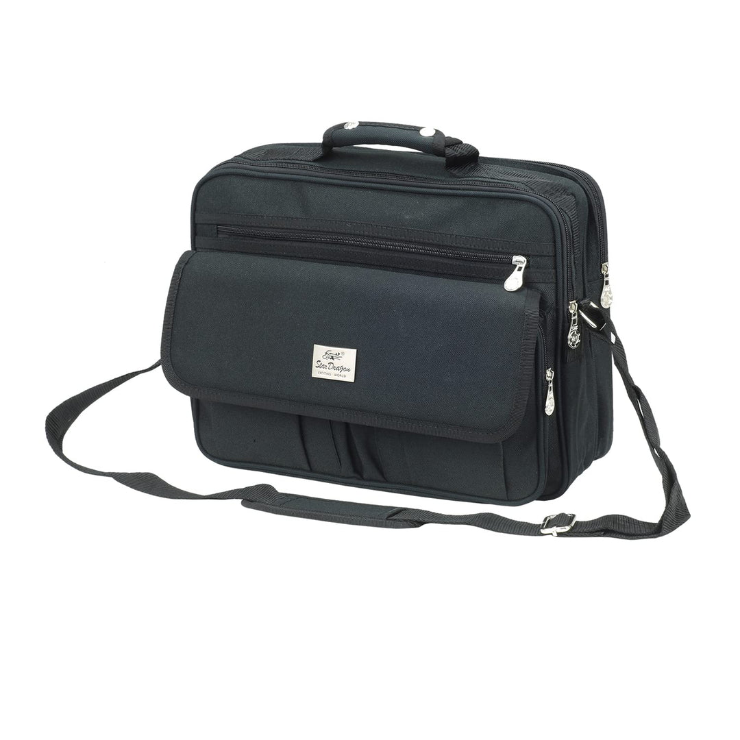 Herren Flugbegleiter Umhängetasche Arbeitstasche Schultertasche Messenger Herrentasche in Schwarz in