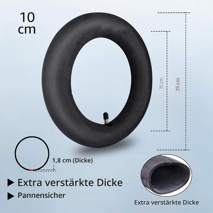 Kit Raifen Wanda 10 Zoll Kompatibel für Xiaomi M365, 1S, Essential, Pro und Pro2, Ersatz für Elektro