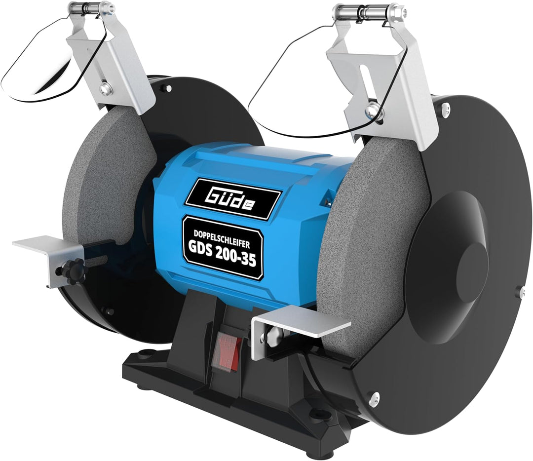 Güde Doppelschleifer GDS 200-35 (350 W, 2980 1/min Motordrehzahl, Grob- & Feinschleifscheibe 36|60 K