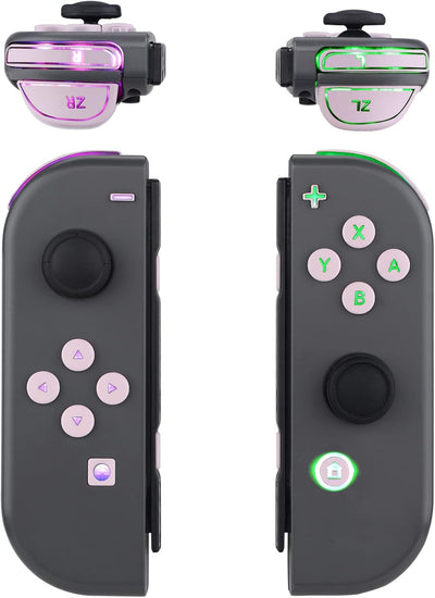 eXtremeRate LED Tasten für NS Switch Joycon, Leuchttaste ABXY Knöpfe Richtungsknöpfe Trigger Tasten,