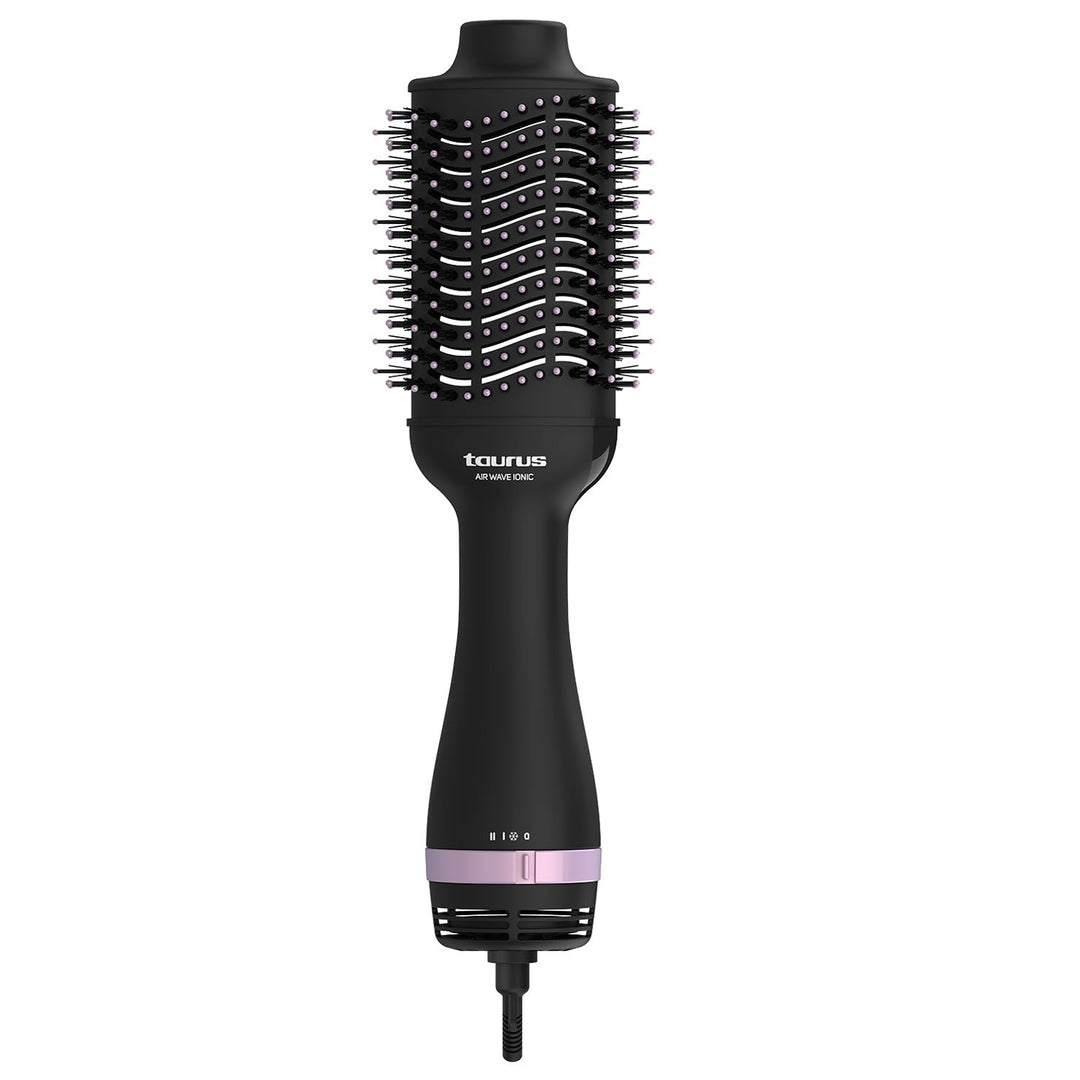 Taurus - Heissluftbürste + 1200W | Volumenstyler | Ionic Anti-Frizz | Keramikbeschichtung | 3 Stufen