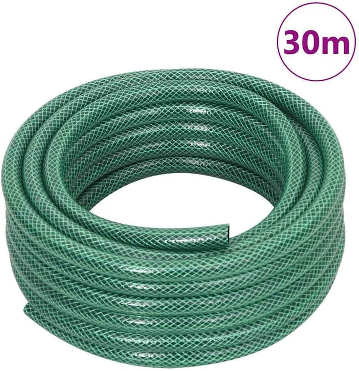 vidaXL Schlauchtrommel, Schlauchaufroller Freistehend mit 30m Schlauch, Gartenschlauch mit Anschluss