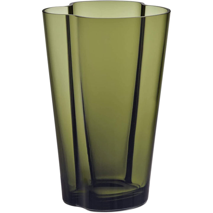 Iittala Vase Aalto 220 mm Grün aus Glas, 220 mm Grün