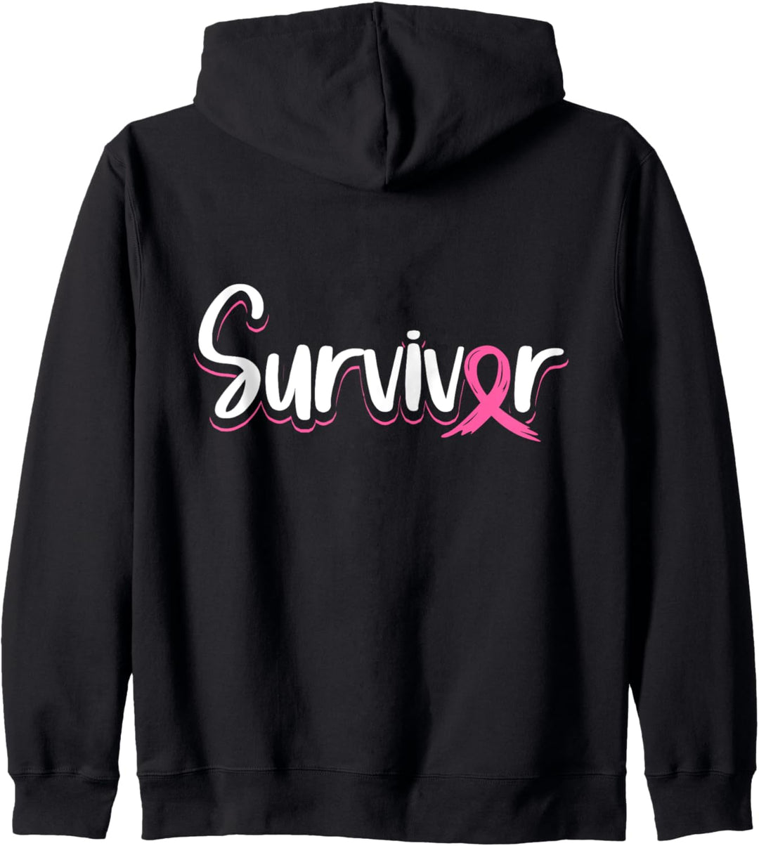 Survivor Pink Ribbon Brustkrebs-Prävention Kapuzenjacke