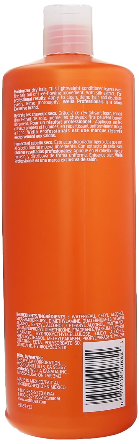 Wella Enriched Moisturizing Conditioner for Fine To Normal Hair for Unisex, 33.8 Ounce by Wella (Eng