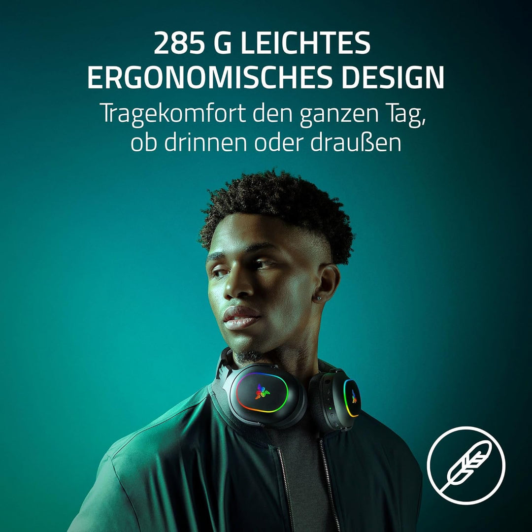Razer Barracuda X Chroma - kabelloses Multiplattform-Gaming-Headset mit 6 Zonen Chroma RGB (SmartSwi