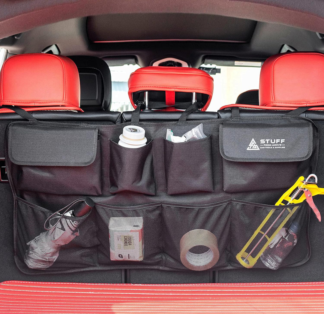 Auto Organizer für den Kofferraum - Perfekter Halt durch starken Klett an Rückseite - [84x46cm] - Ko