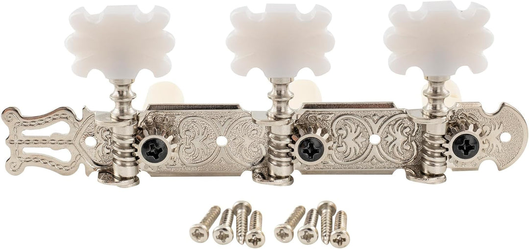 Musiclily Pro 3L3R Lyra Style Klassische Gitarre Mechaniken Stimmwirbel Tuning Pegs Machine Heads Se