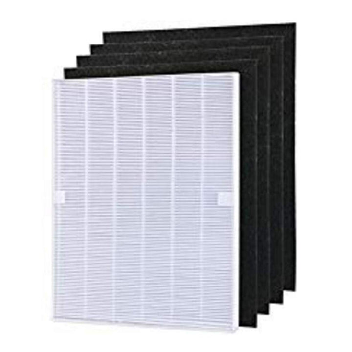 WuYan 4 Stück Luftreiniger Teile Carbon Vorfilter und 1 Hauptfilter HEPA-Filter für 115115 5300 5500