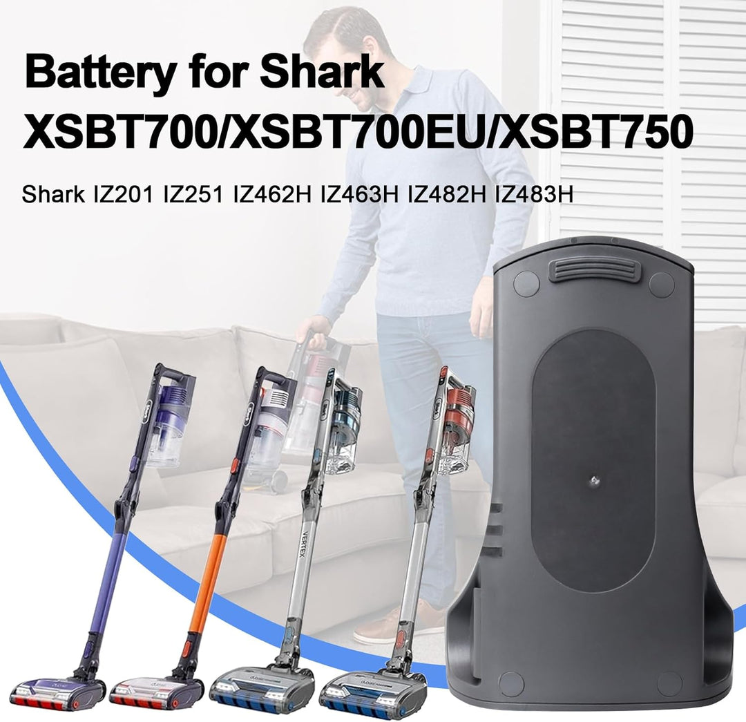 MXJFYY 25,2 V 3500 mAh Lithium-Ionen-Ersatzakku für Shark XSBT700/XSBT700EU, Akku kompatibel mit Sha