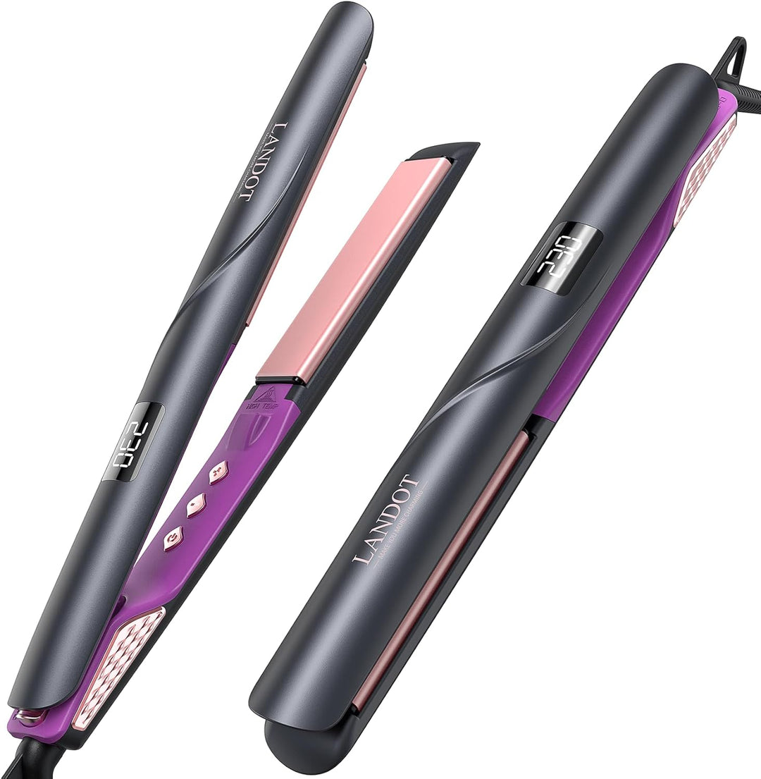 LANDOT Glätteisen & Styler für Glattes, Geschmeidiges & Weiches Haar mit Verbesserter Glanz - Haargl