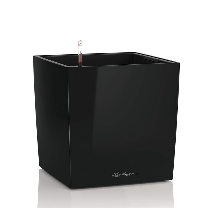LECHUZA CUBE Premium 40 schwarz hochglanz 16369 39x39x40 cm Schwarz Hochglanz, 39x39x40 cm Schwarz H
