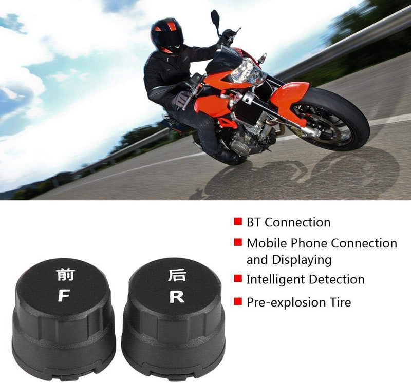 Reifendrucksensor, Auto Reifensensoren Motorrad TPMS BT Reifendruck Temperatur Überwachungssystem Re