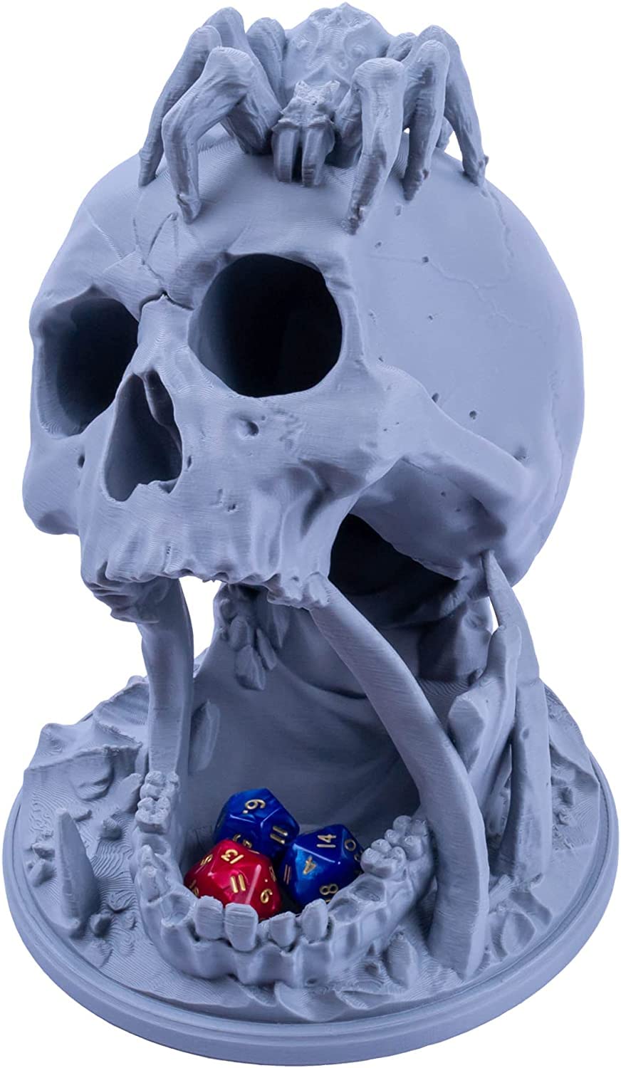 3D Vikings Würfelturm Totenkopf für alle Würfelgrössen Perfekter Würfelroller für Dungeons and Drago