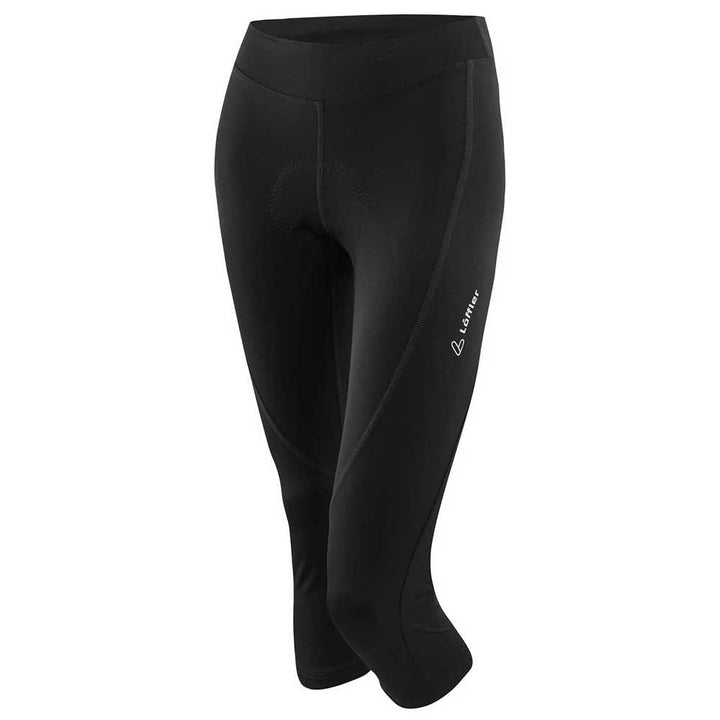 Löffler Damen Fahrradtights 3/4 Tour II 34 Schwarz, 34 Schwarz