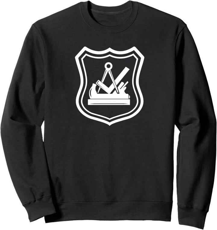 Traditionelles Tischler & Schreiner Zunftwappen auf Emblem Sweatshirt