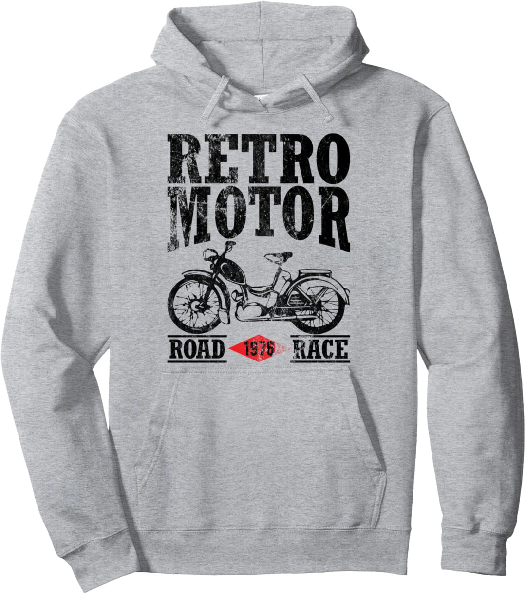 Retro Motor Simson Sr2 Moped Pullover Hoodie