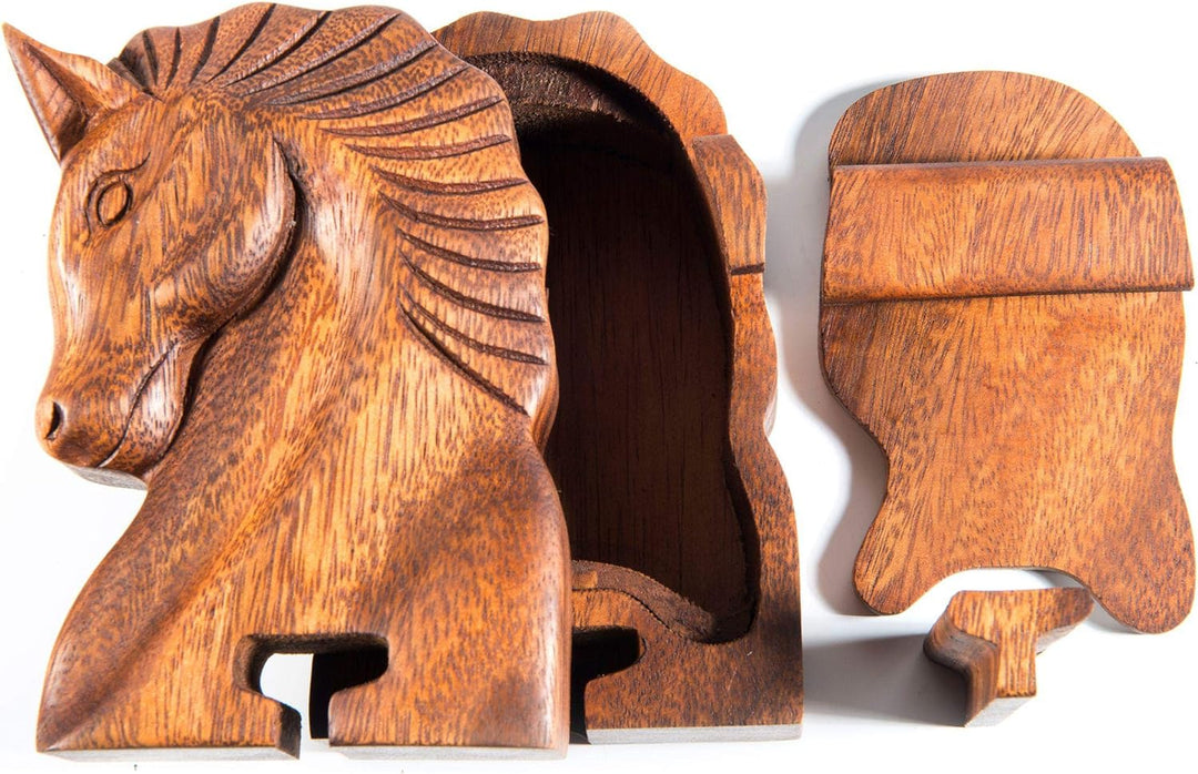 Windalf Geschenkdose Schmuckdose SLEIPNIR 10.5 cm Glücks Pferd Geschenkbox Celtic Schmuck Kästchen H