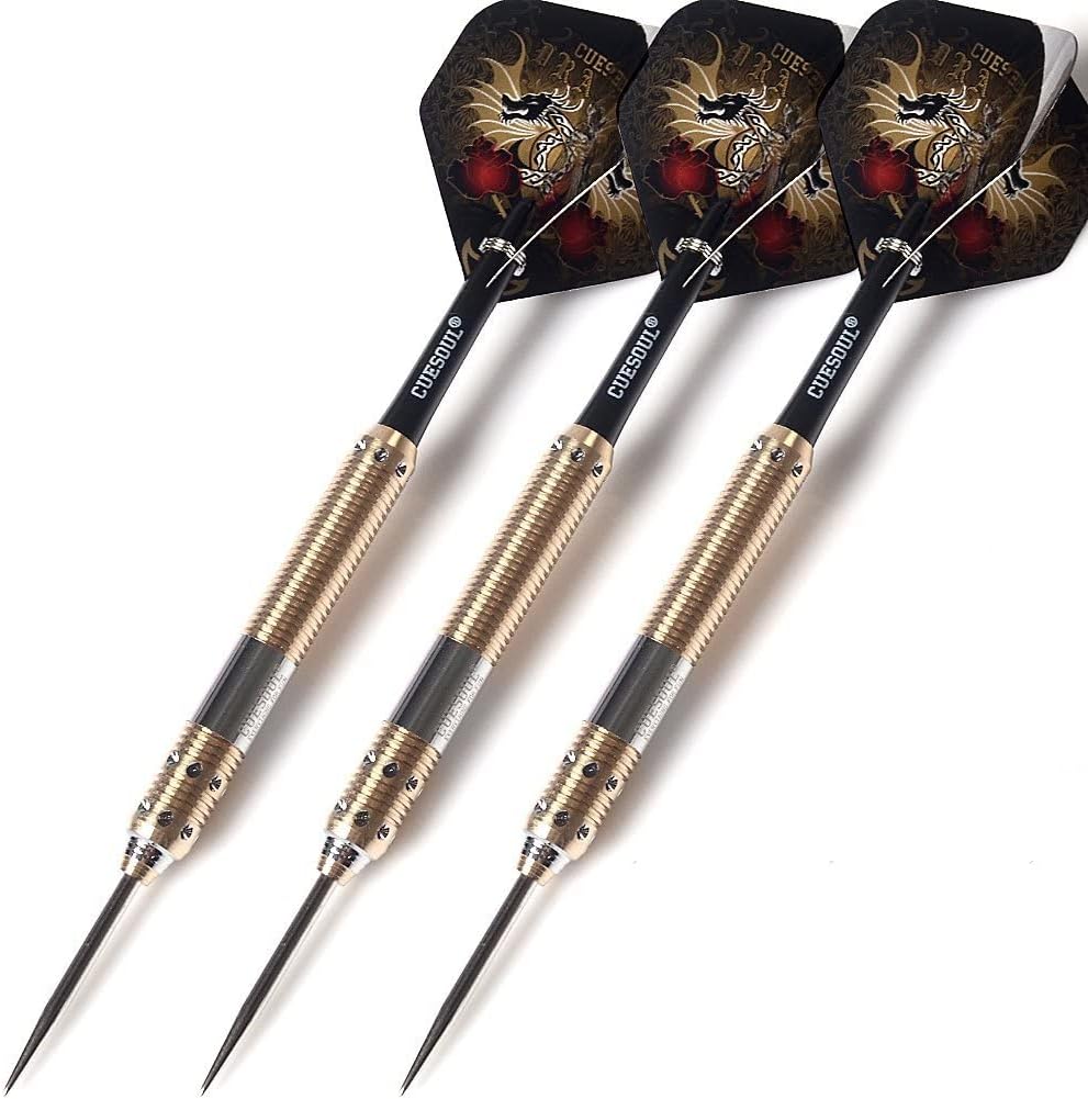 CUESOUL Dragon Deluxe Messing Steel Dartpfeile, 21 Gramm F2301 21 Grams, F2301 21 Grams