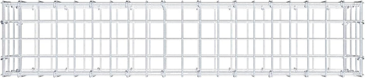 GABIONA - Gabione LxHxT: 100 x 30 x 20 cm - Gabionenmauer für Steine ab 45mm Körnung - Maschenweite