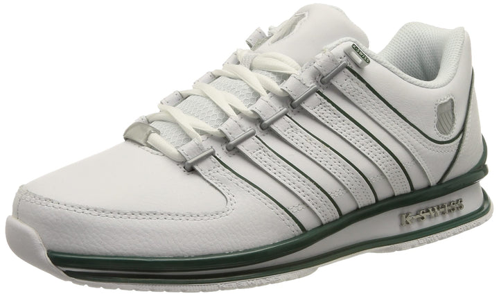 K-Swiss Herren Rinzler Sneaker 43 EU White Posy Green, 43 EU White Posy Green