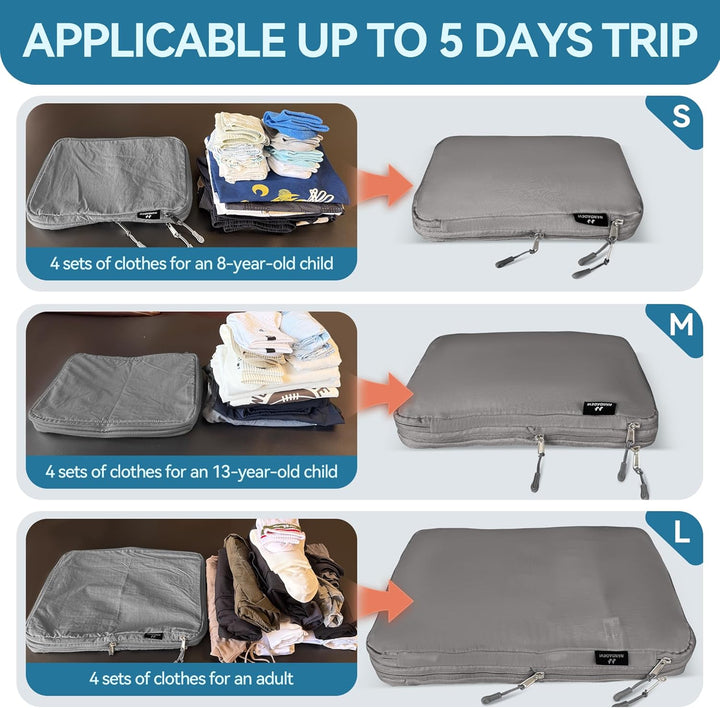 NANDADEVI Koffer Organizer, Packing Cubes, Reise Gadgets Travel Essentials Kofferorganizer für Koffe