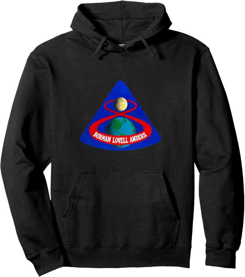 Apollo 8 Mission Patch Insignia Space Exploration Pullover Hoodie