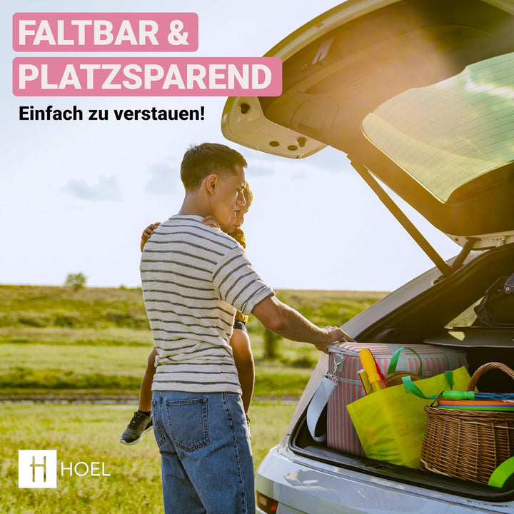 HOEL Kühltasche gross 20L &amp; 30L faltbar - Isolierte Thermotasche - Lunchtasche wasserdicht &amp; auslauf