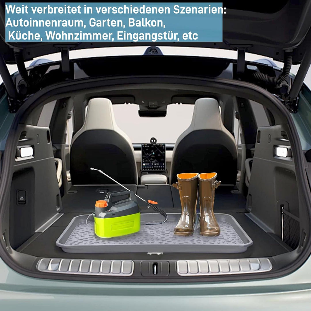 Schuhwanne - Grosse Schuhabtropfschale für Schuhregal Outdoor, Auffangwanne aus Kunststoff, Abtropfs