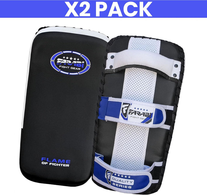Farabi Sports schlagpolster für Coaching, Training, Kickboxen Curved Kick Pads, schlagpolster Kampfs
