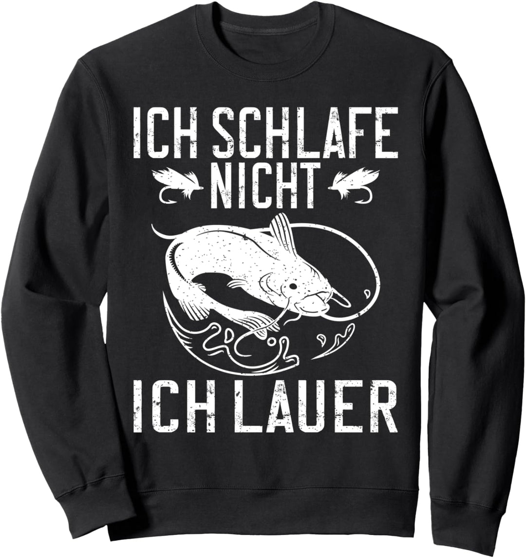 Lustige Angler Sprüche Angeln Fischer Angelsport Fischen Sweatshirt
