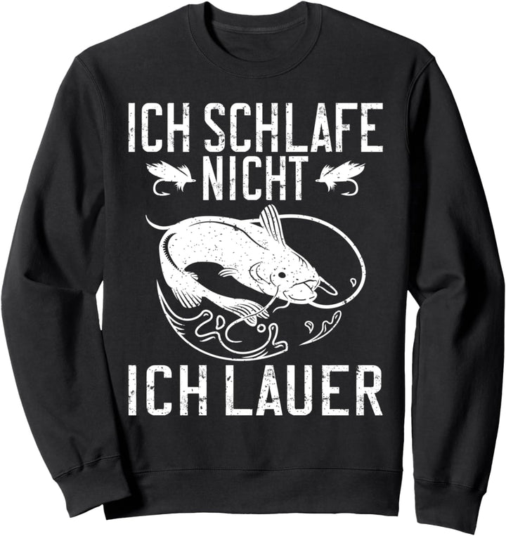 Lustige Angler Sprüche Angeln Fischer Angelsport Fischen Sweatshirt