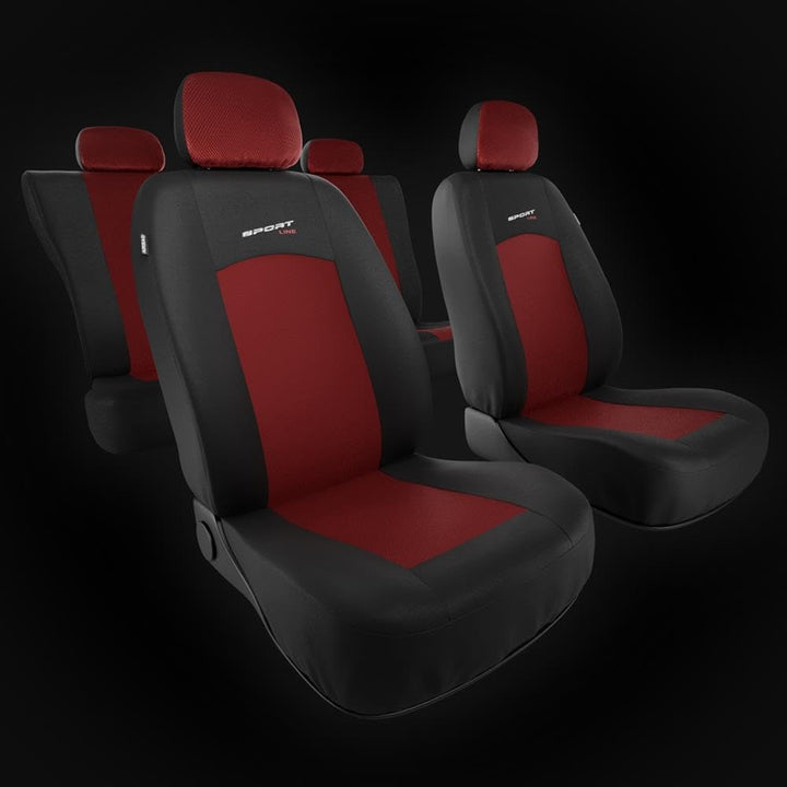 Mossa - Universal Sitzbezüge Auto kompatibel mit Mitsubishi Space Star (2014- ) - Autositzbezüge Sch
