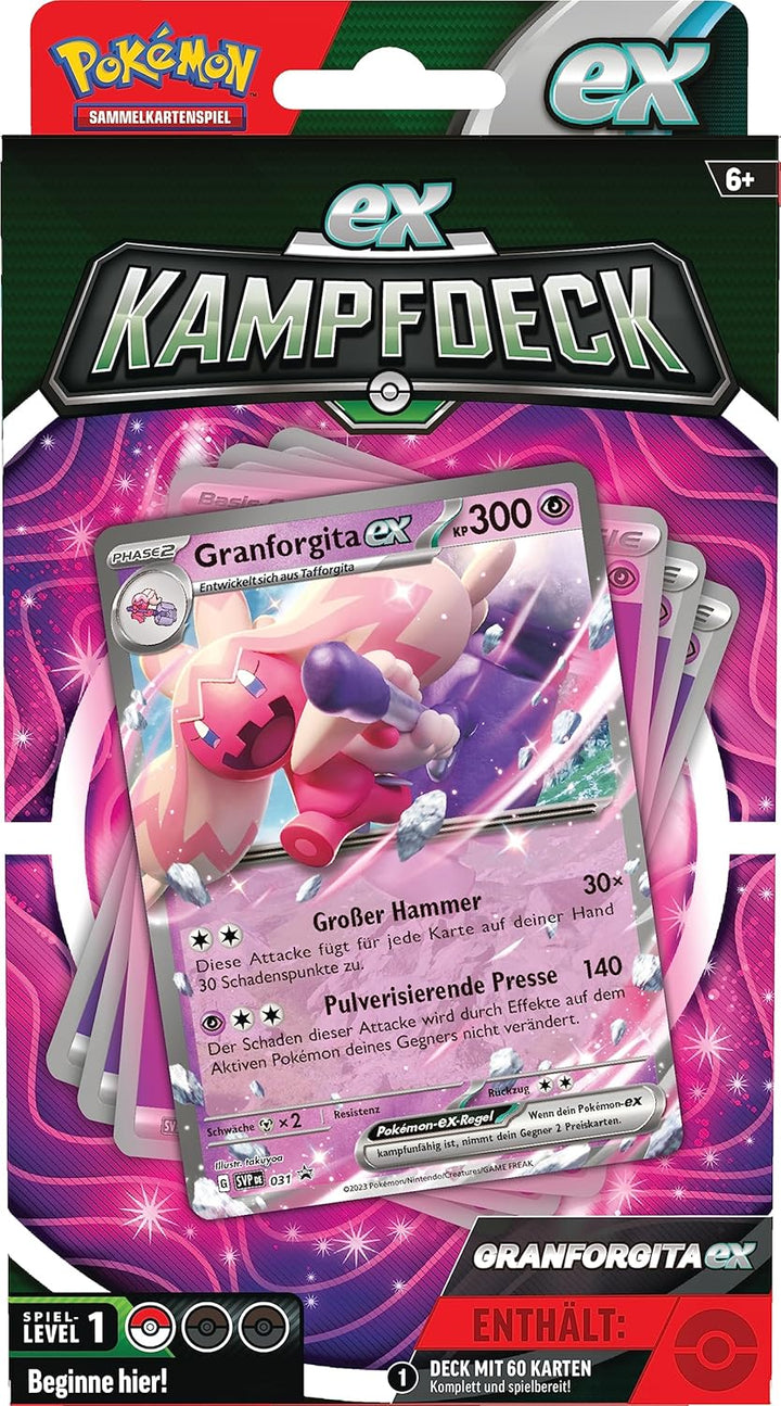 Pokémon-Sammelkartenspiel: Granforgita-ex (sofort spielbares Deck mit 60 Karten), Granforgita-ex