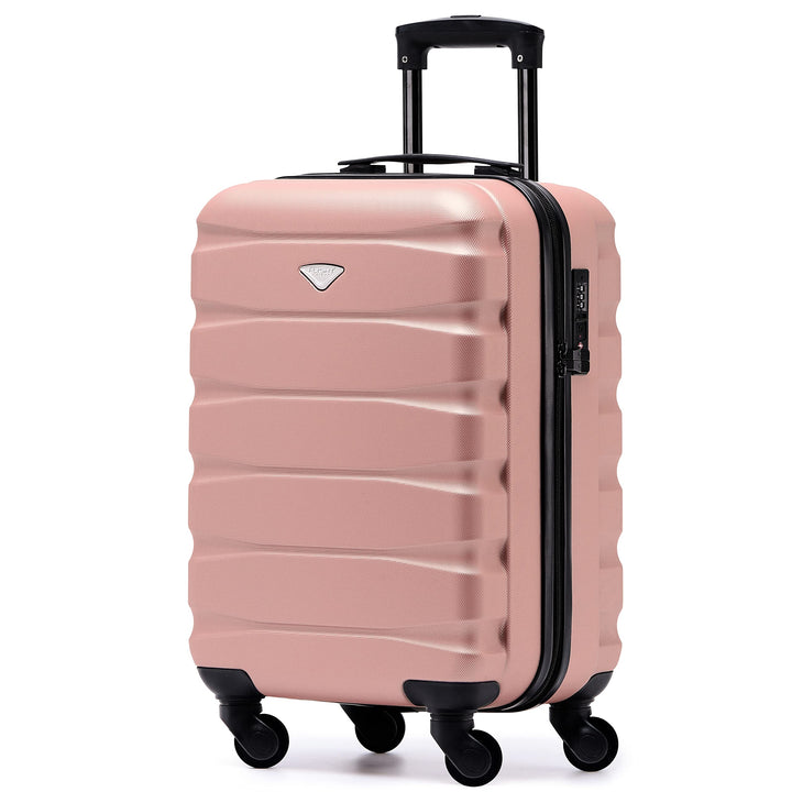 Flight Knight Leichte 4-Rad-abs-hartschalenkoffer Handgepack, Zugelassen Fur Uber 35 Fluggesellschaf