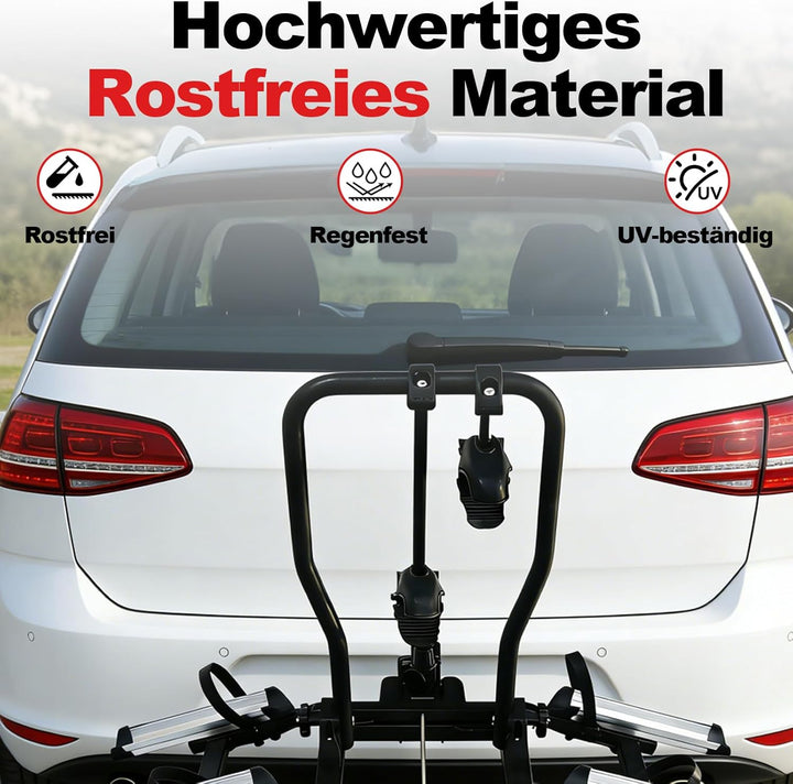 Universal Fahrrad Rahmenhalter 26cm+33cm+49cm, Abschliessbarer Fahrradträger Halterung mit 2 Schlüss