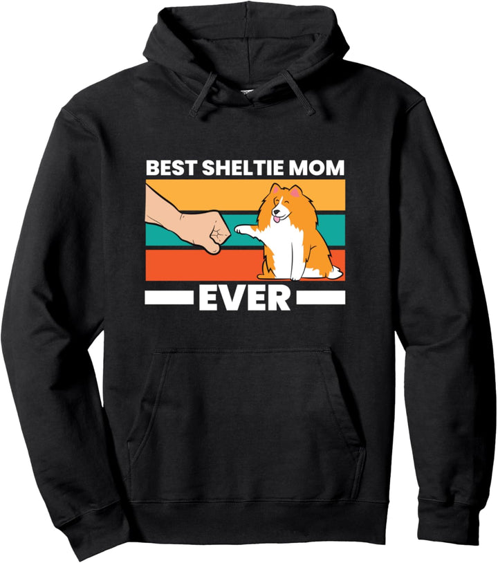 Beste Sheltie Mama aller Zeiten Hund Sheepdog Mama Pullover Hoodie
