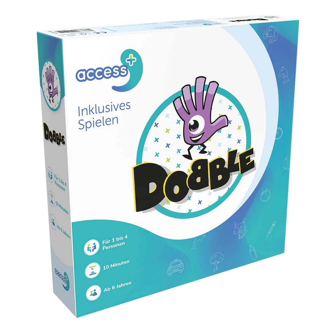 Access+, Dobble Access+, Familienspiel, Kartenspiel, 1-4 Spieler, Ab 6+ Jahren, 10 Minuten, Deutsch,