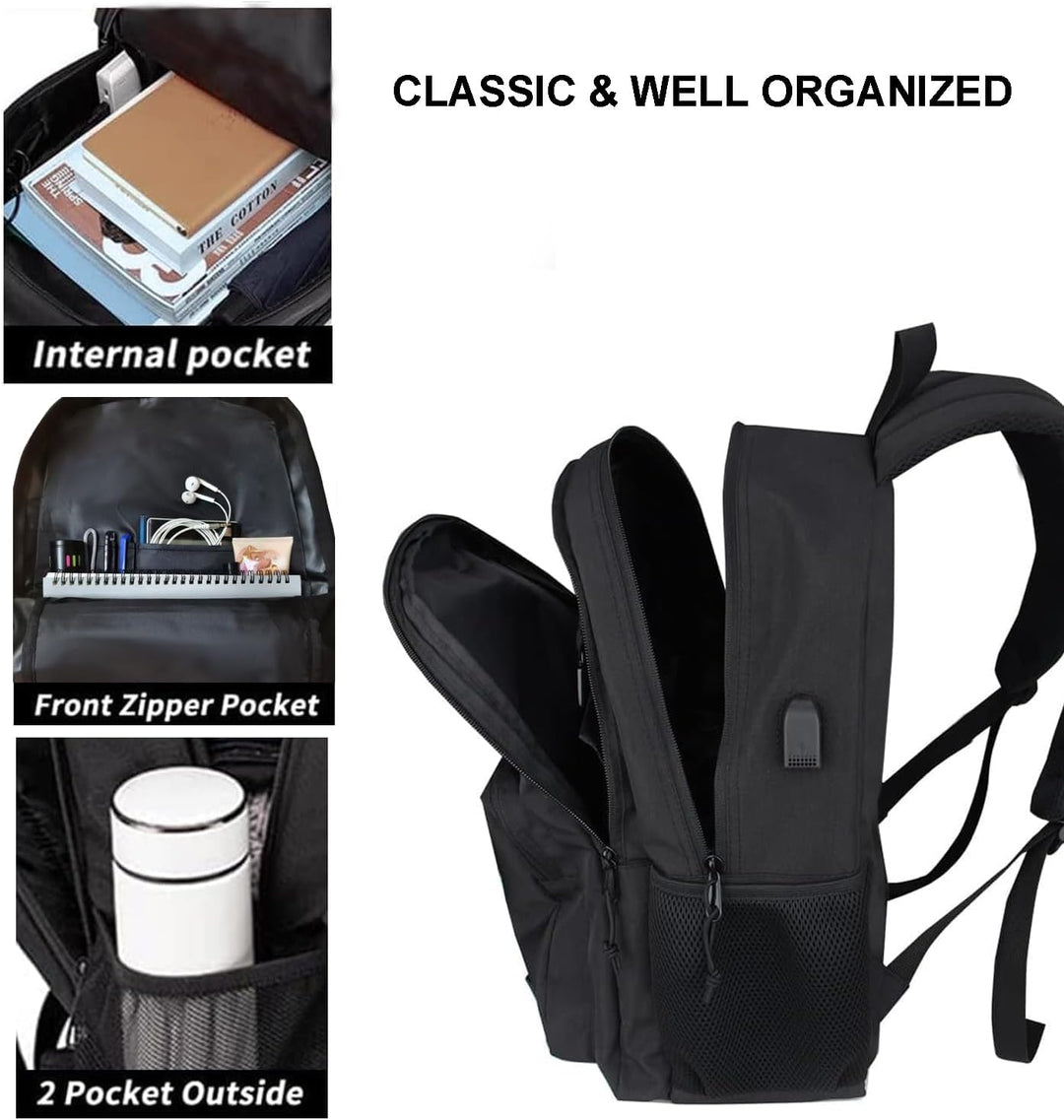 KEOFID Laptop Rucksack für Herren Damen, Grosser Schulrucksack für Jungen, Mädchen und Teenager, Ant