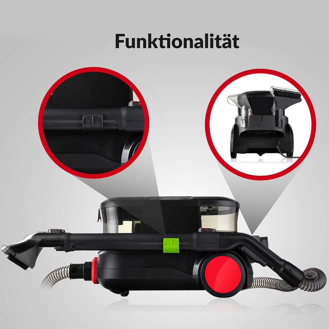 LEHMANN Prowash Nasssauger Polsterreiniger Gerät - Reinigung hartnäckiger Flecken - Teppichreiniger