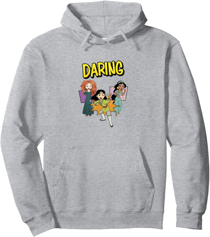Disney Princess Merida Mulan Jasmine Daring Trio Pullover Hoodie