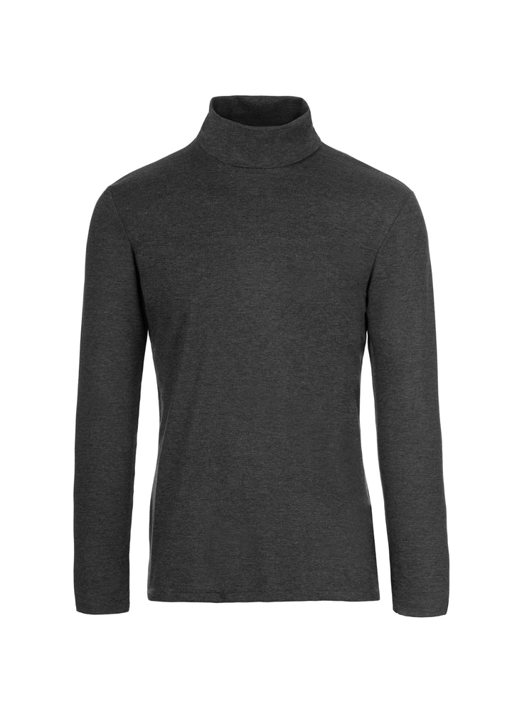 TRIGEMA Rollkragenshirt XS Anthrazit-melange, XS Anthrazit-melange