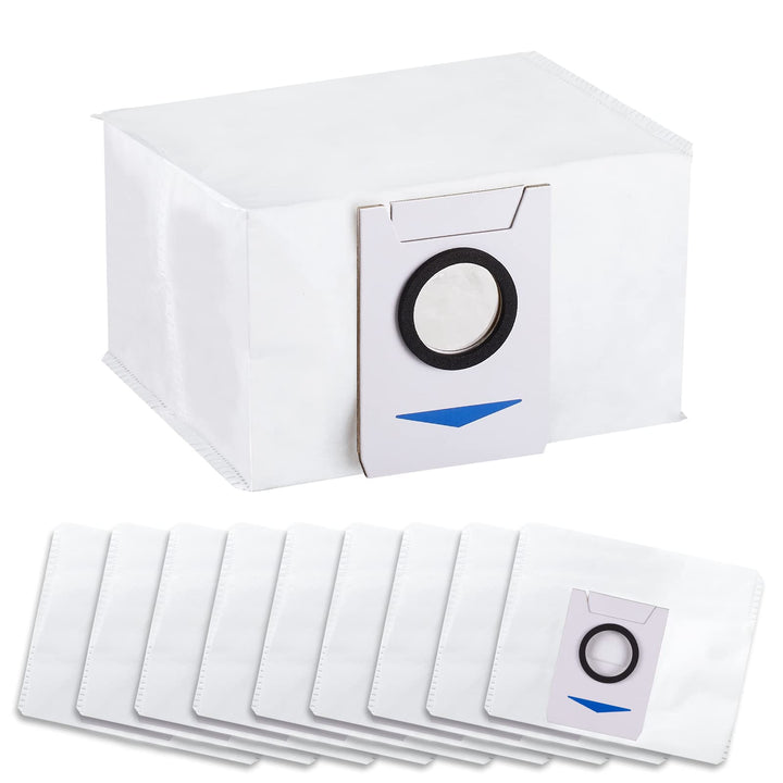 10 Stück Staubbeutel Zubehörset für Ecovacs Deebot X1 Omni / X1 e Omni / T20 Omni Absaugstation, 3L